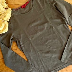 HUGO BOSS Long Sleeve T-Shirt Seam Detail NWOT